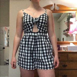 AEO Gingham ROMPER